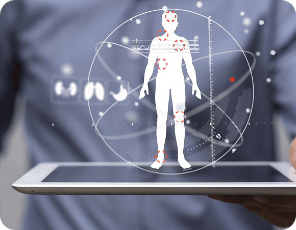 Tablet with health data